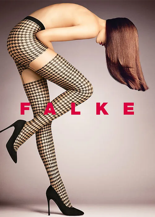 Falke Retro Patterned Suspender Tights ()