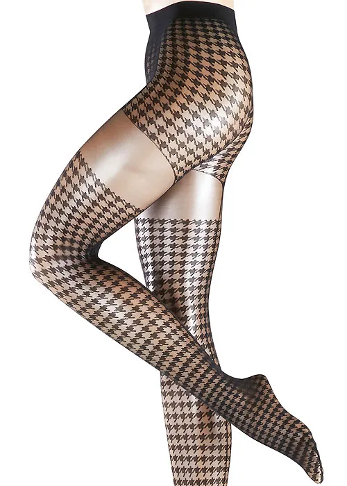 Falke Retro Patterned Suspender Tights ()