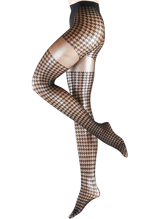 Falke Retro Patterned Suspender Tights ()