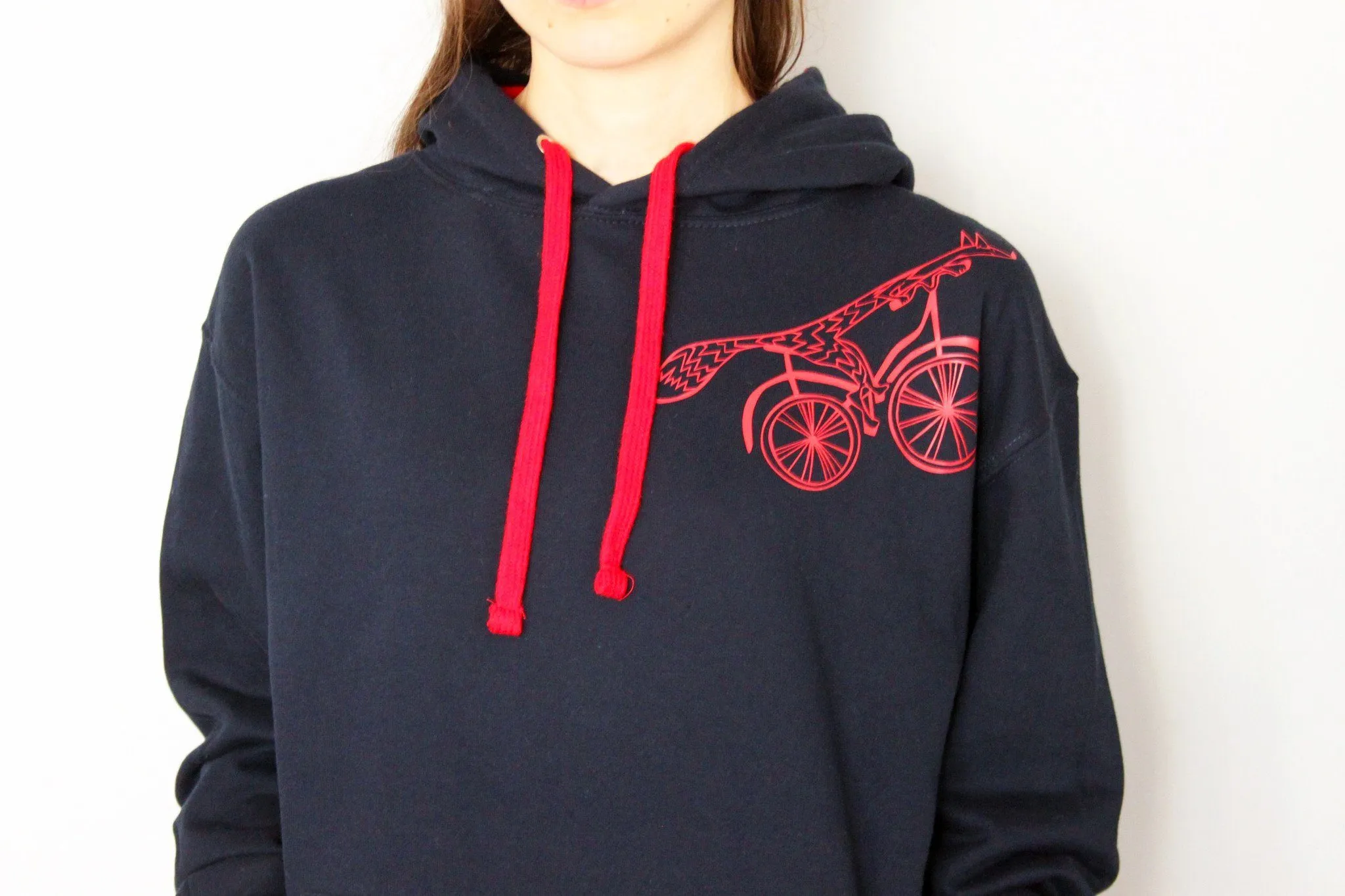 Fox on a bike Hoodie