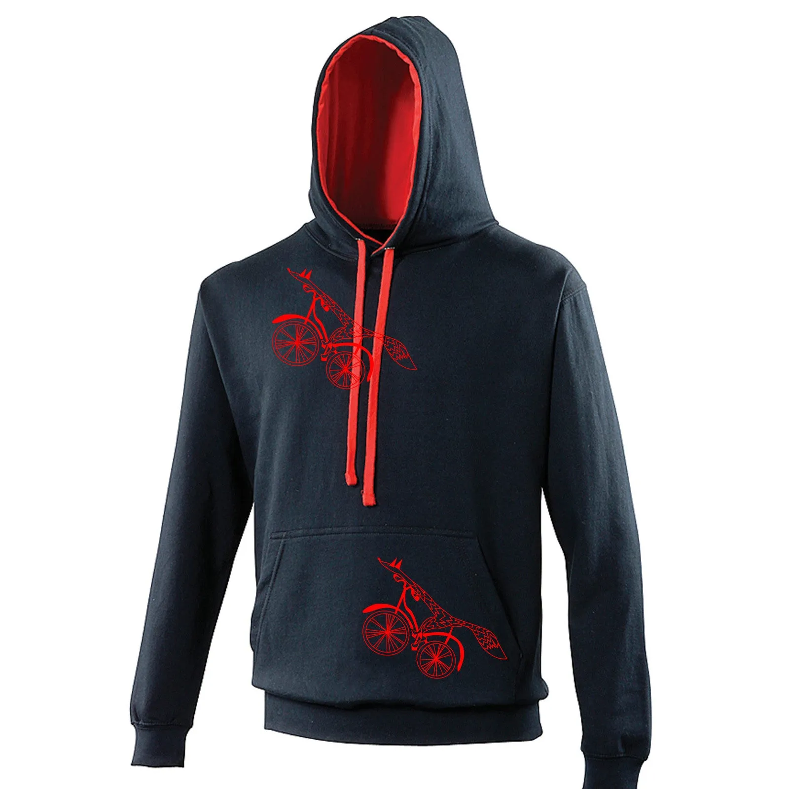 Fox on a bike Hoodie