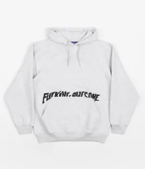 Fucking Awesome Cut Off Hoodie - Heather Grey