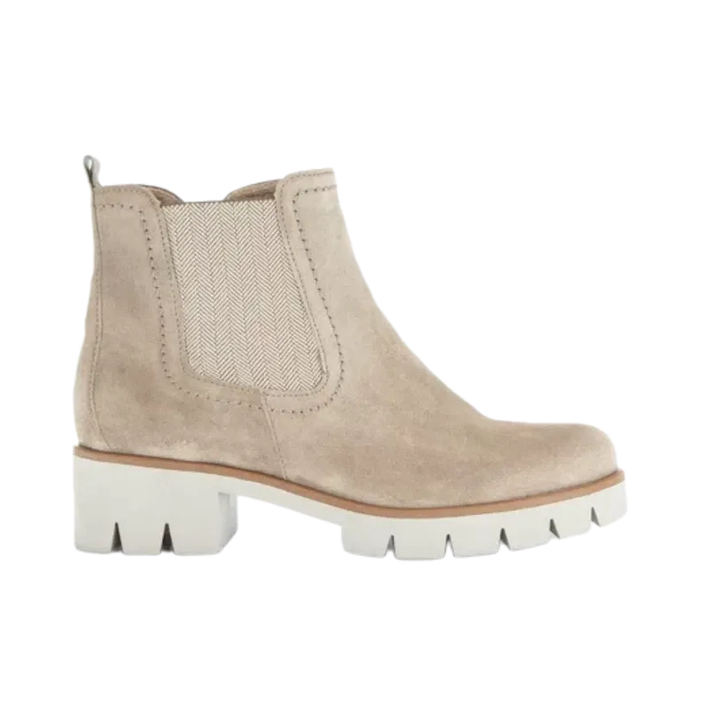 GABOR CHELSEA BOOT W/ZIPPER - TAUPE - 3171012