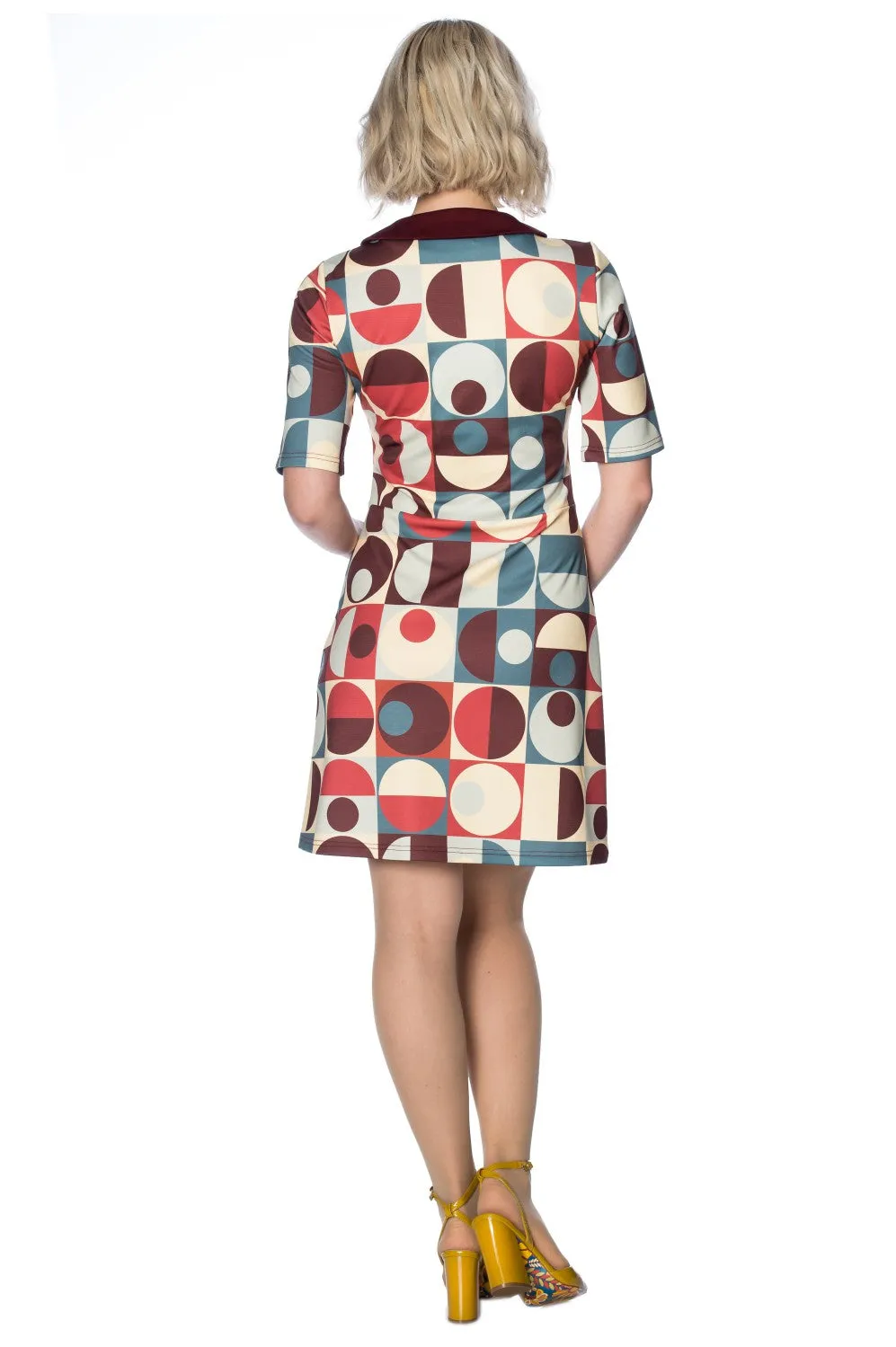 GEO CIRCLES DRESS