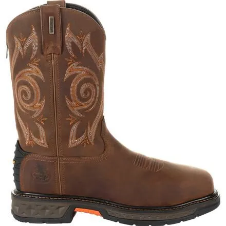 Georgia Boot Carbo-Tec LT Steel Toe Waterproof Pull On Work Boot