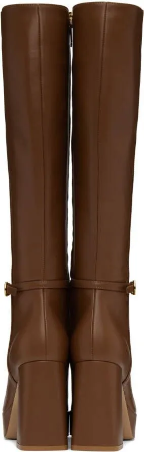 Gianvito Rossi Brown Moreau Boots