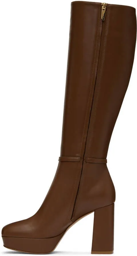 Gianvito Rossi Brown Moreau Boots