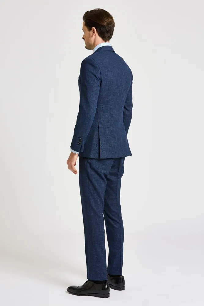 Greyson Suit - Blue Circle Stretch