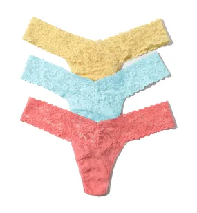 Hanky Panky 3-PACK Signature Lace Low Rise Thong (49113PK) - Cannes You Believe It