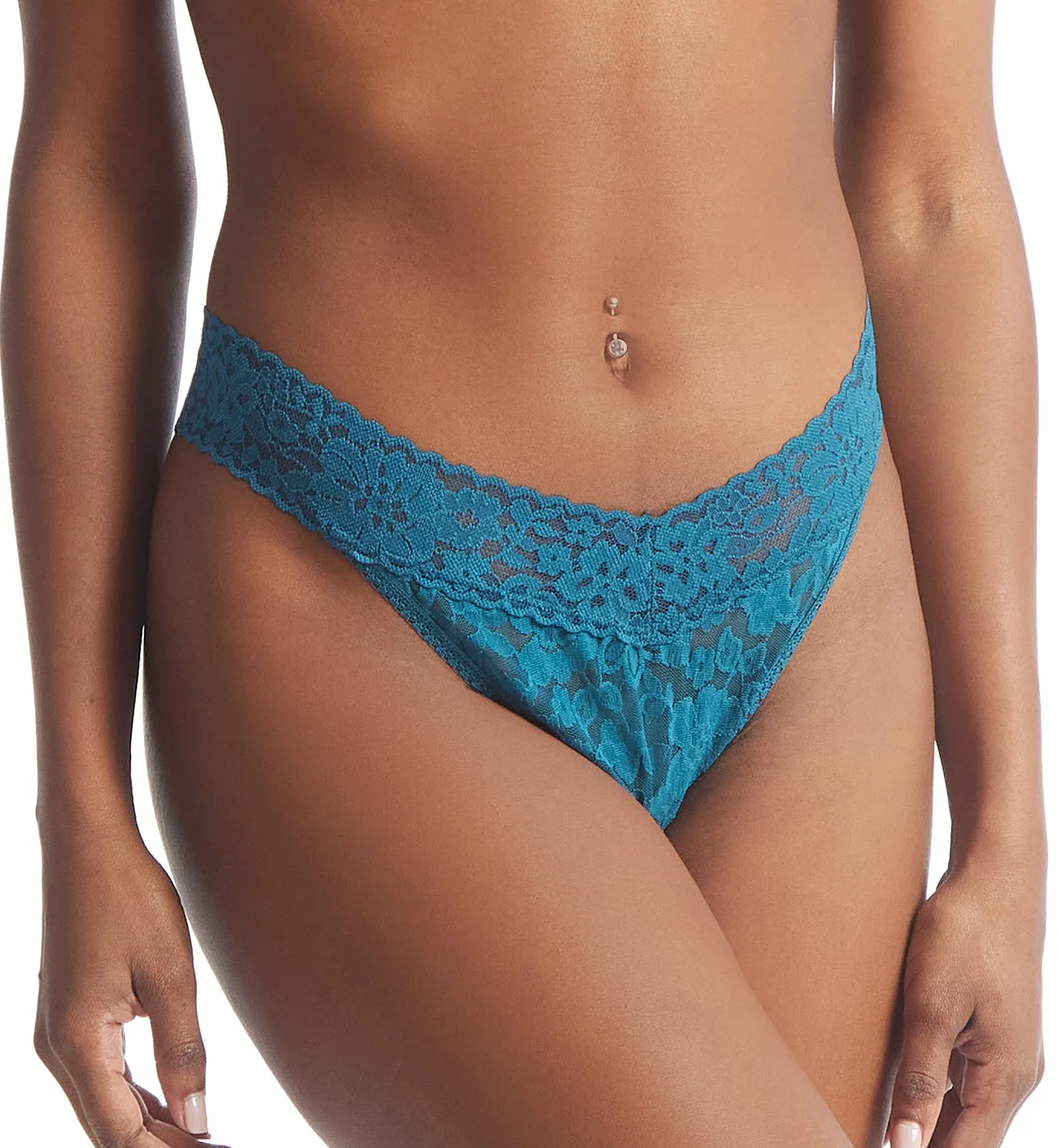 Hanky Panky Daily Lace Original Rise Thong (771101P) - Earth Dance