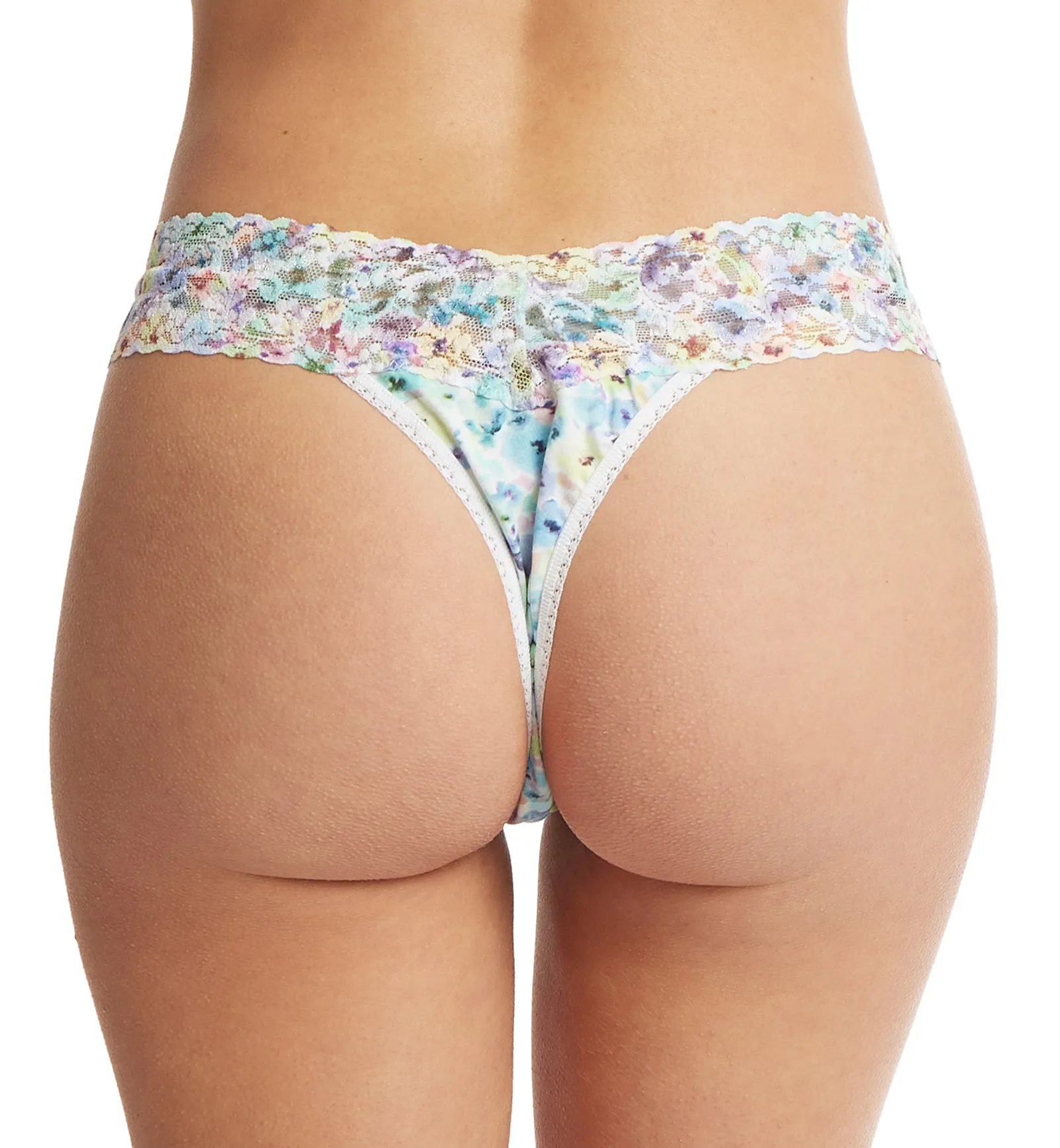 Hanky Panky Printed Supima Cotton Original Rise Thong (PR891801) - Wishful Thinking