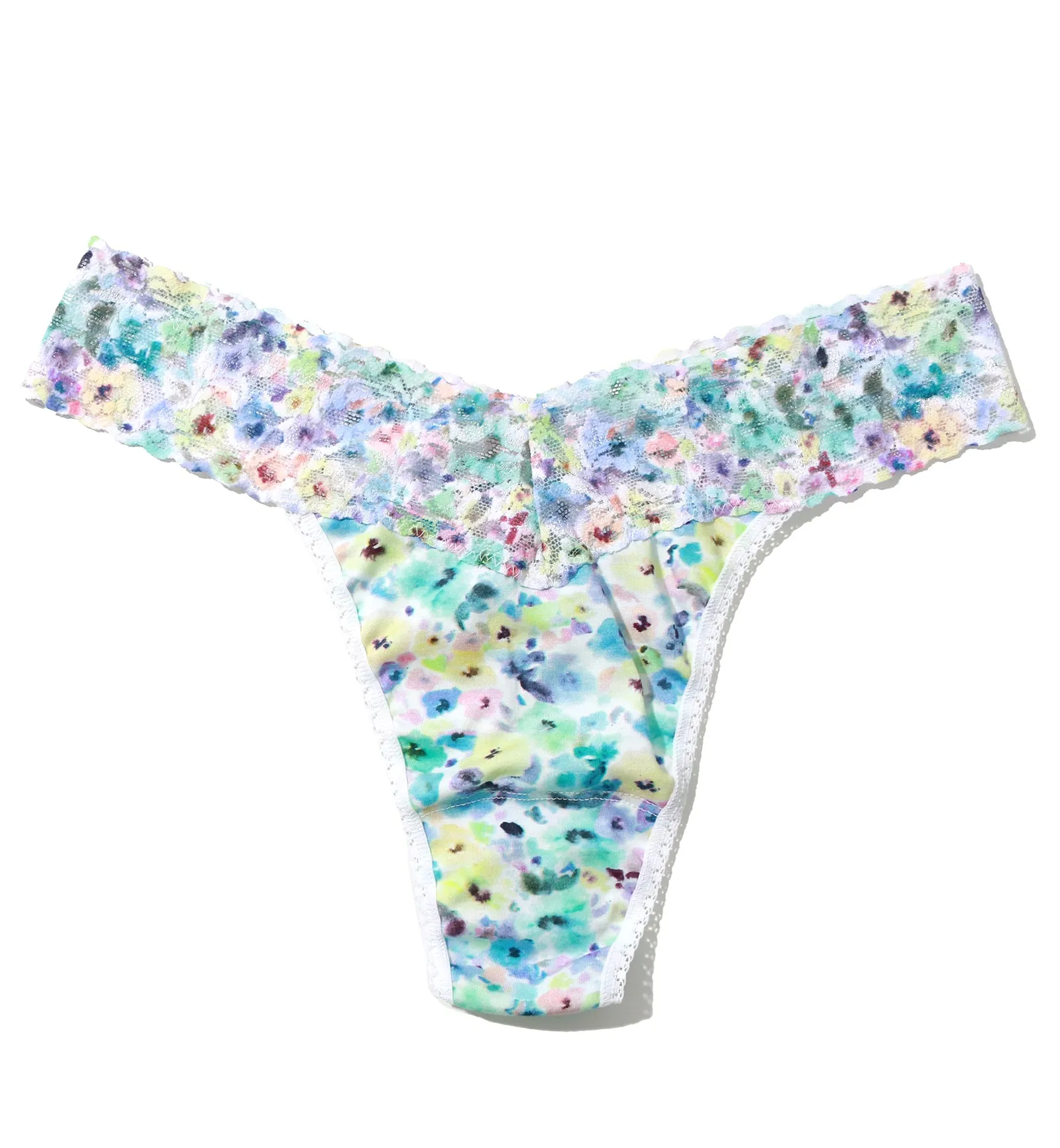 Hanky Panky Printed Supima Cotton Original Rise Thong (PR891801) - Wishful Thinking