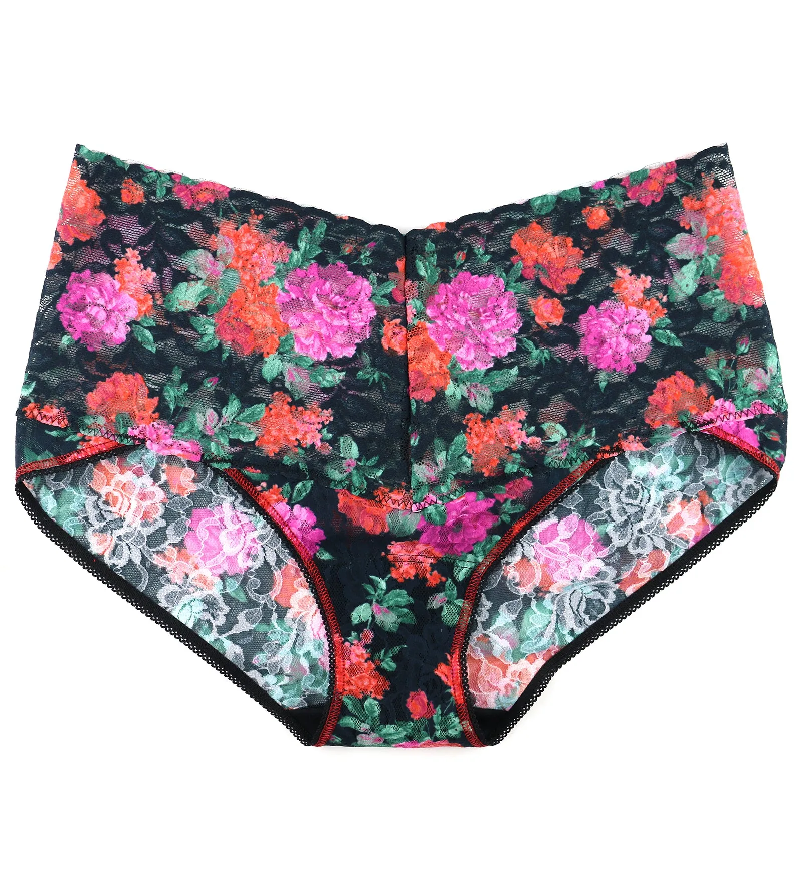 Hanky Panky Retro Lace Printed V-kini (PR9K2124) - Autobiography