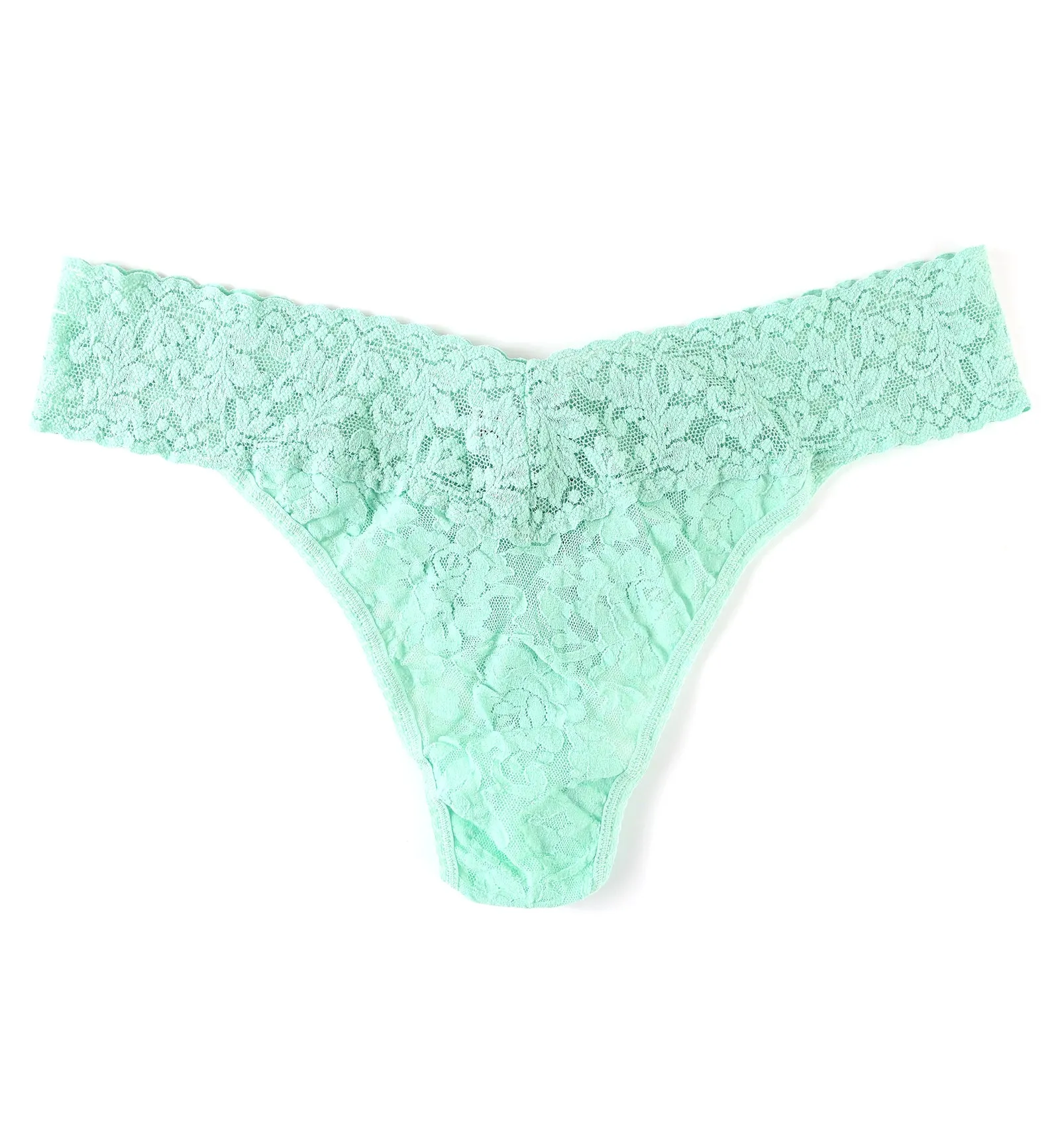 Hanky Panky Signature Lace Original Rise Thong (4811P) - Mint Sprig Green