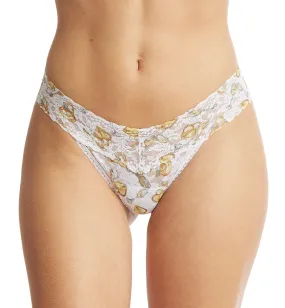 Hanky Panky Signature Lace Printed Low Rise Thong (PR4911P) - Forever Gold