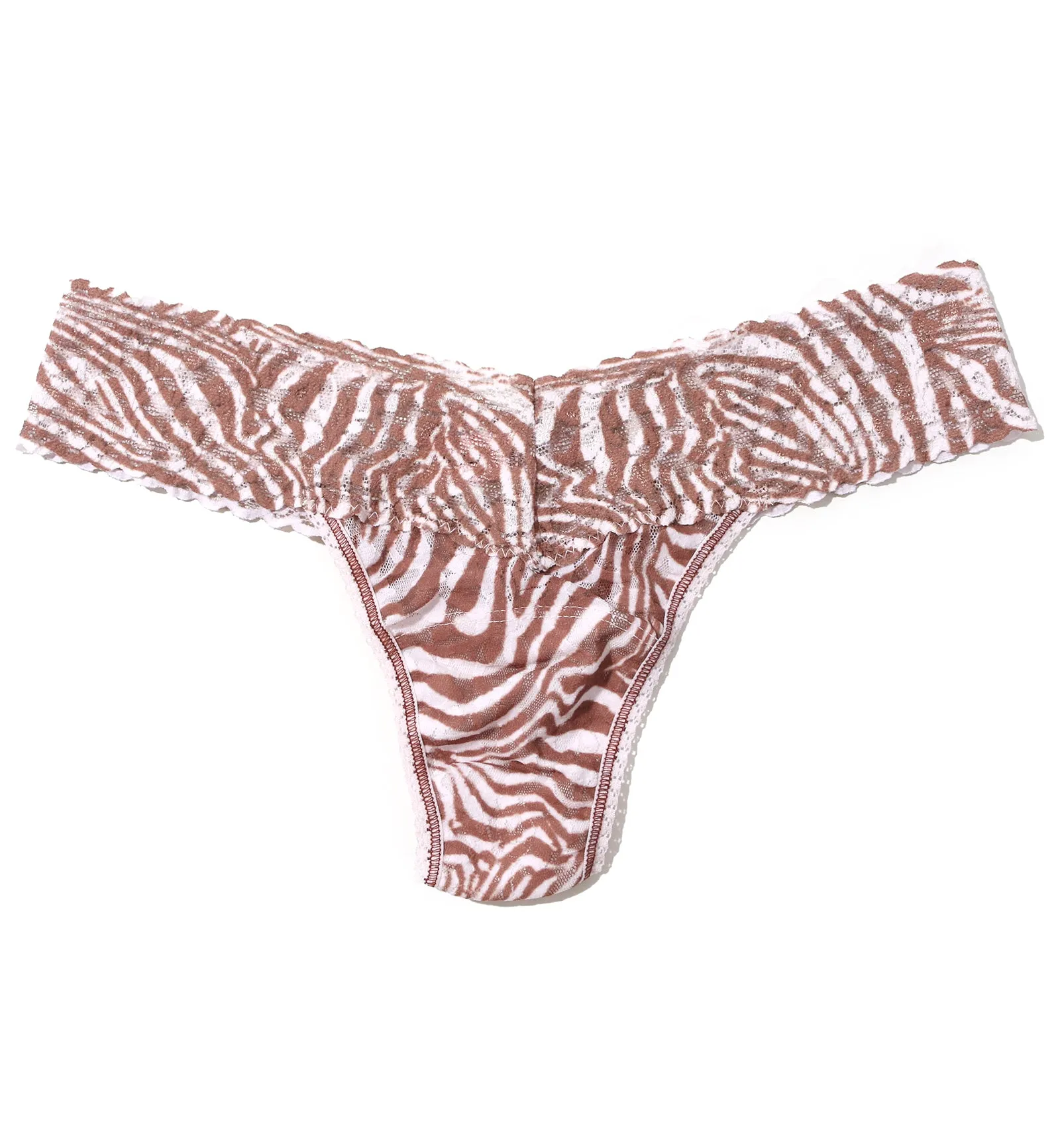 Hanky Panky Signature Lace Printed Low Rise Thong (PR4911P) - Hide And Seek