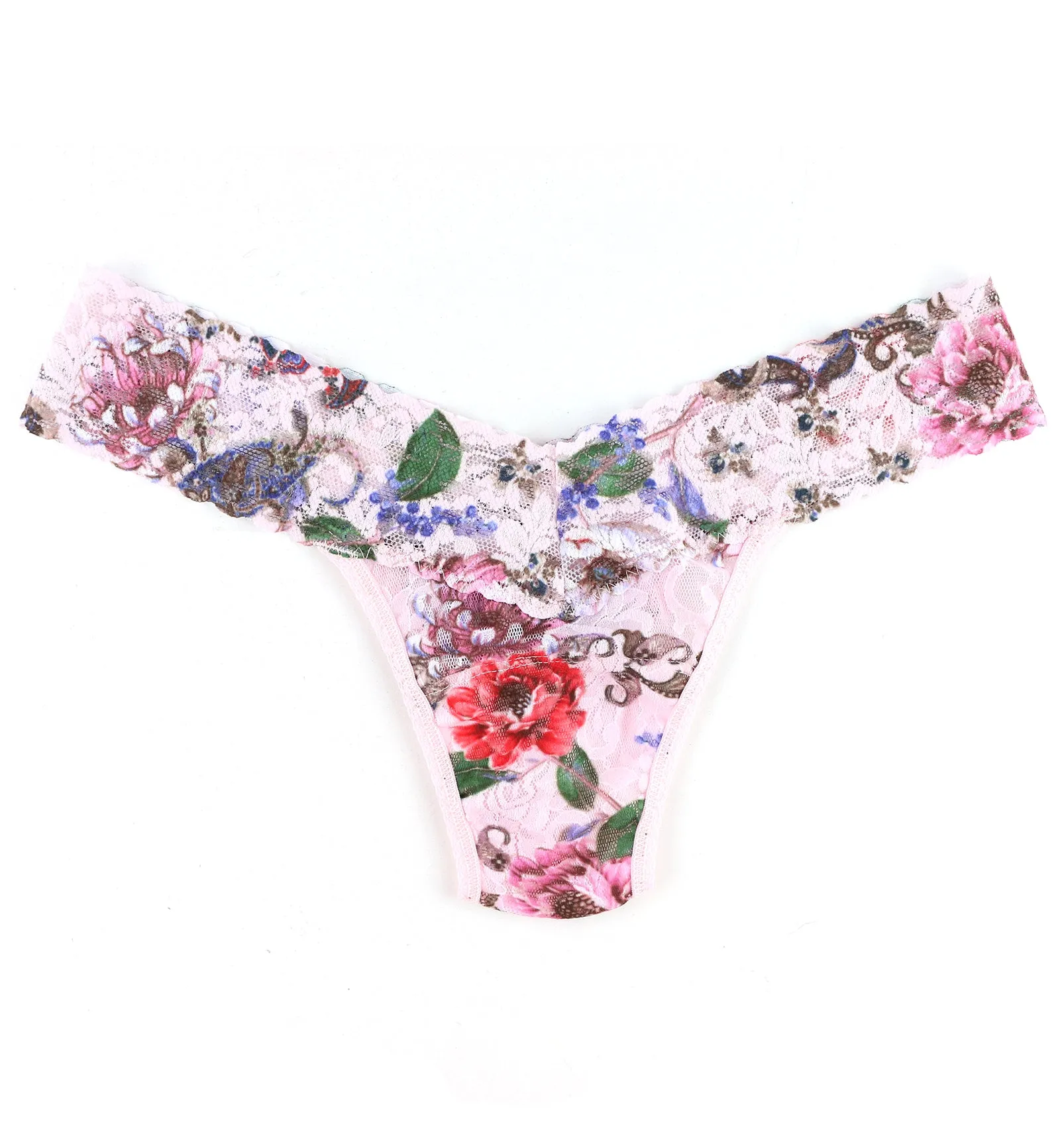 Hanky Panky Signature Lace Printed Low Rise Thong (PR4911P) - Highgrove Gardens