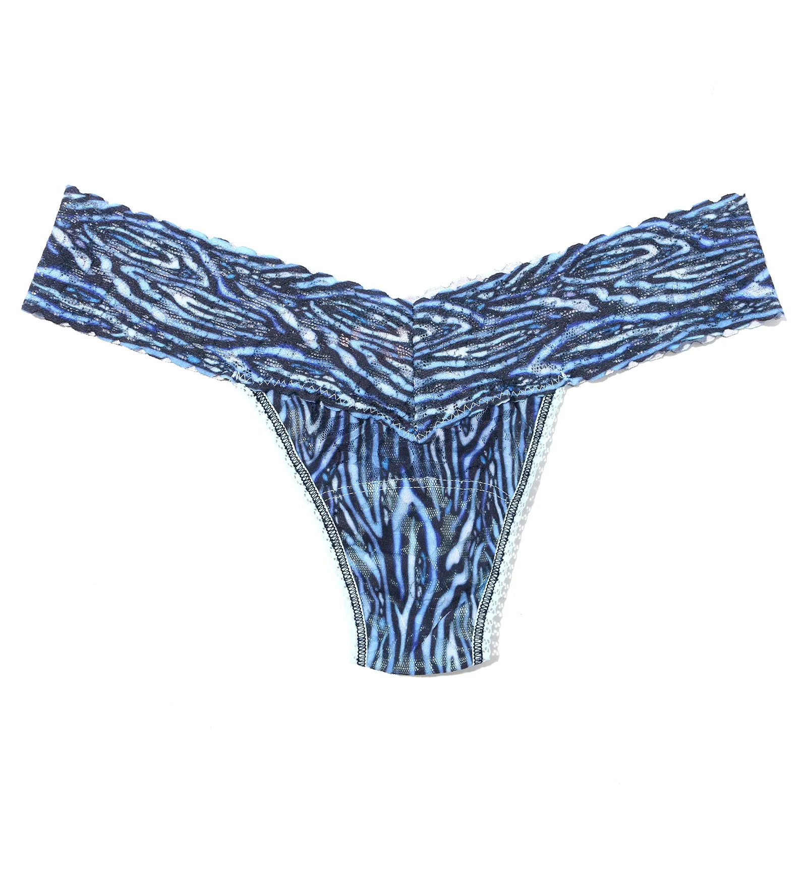 Hanky Panky Signature Lace Printed Low Rise Thong (PR4911P) - Sea You