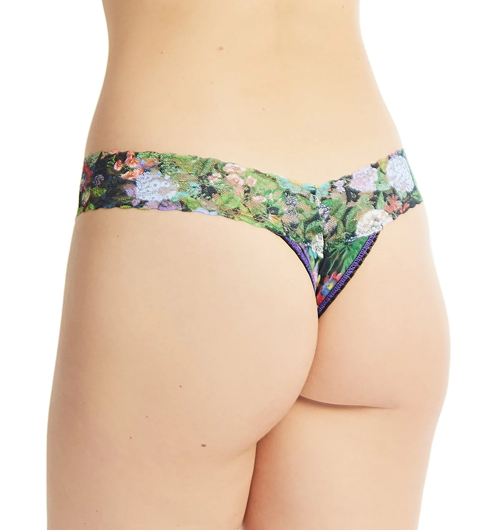 Hanky Panky Signature Lace Printed Low Rise Thong (PR4911P) - Voices On The Veranda