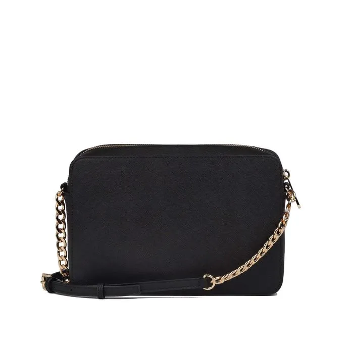 JET SET CROSSBODY BAG IN SAFFIANO LEATHER Woman Black