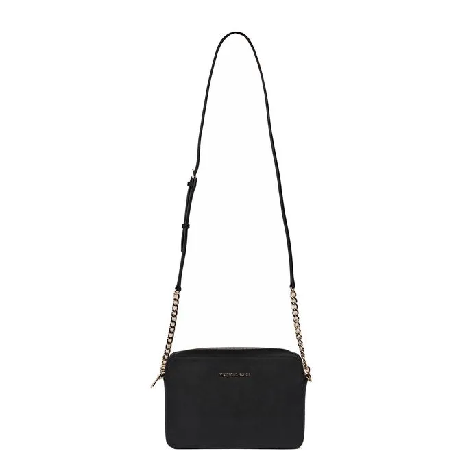 JET SET CROSSBODY BAG IN SAFFIANO LEATHER Woman Black