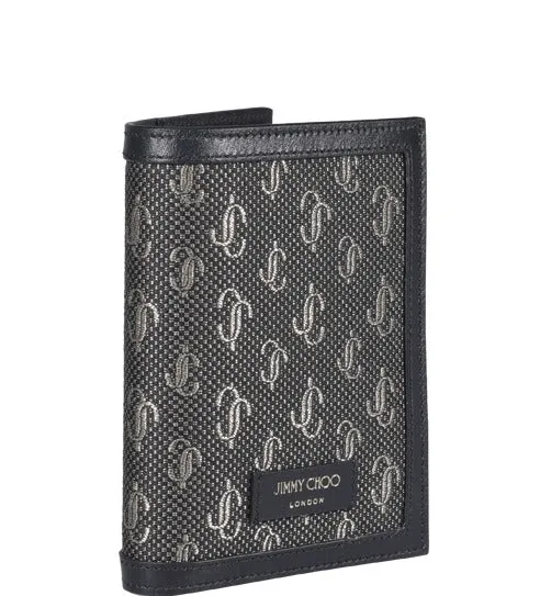 Jimmy Choo Allover Logo Bi-Fold Wallet