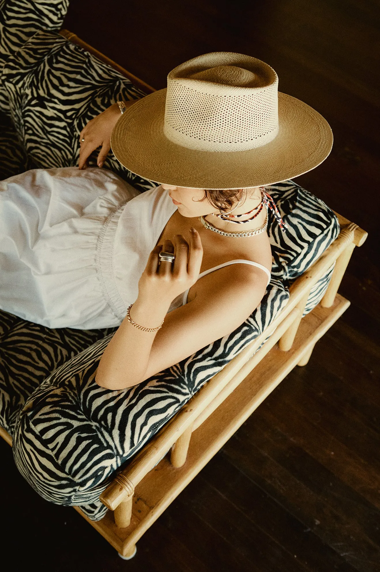 Jo Panama Straw Rancher Hat - Catalina Sand