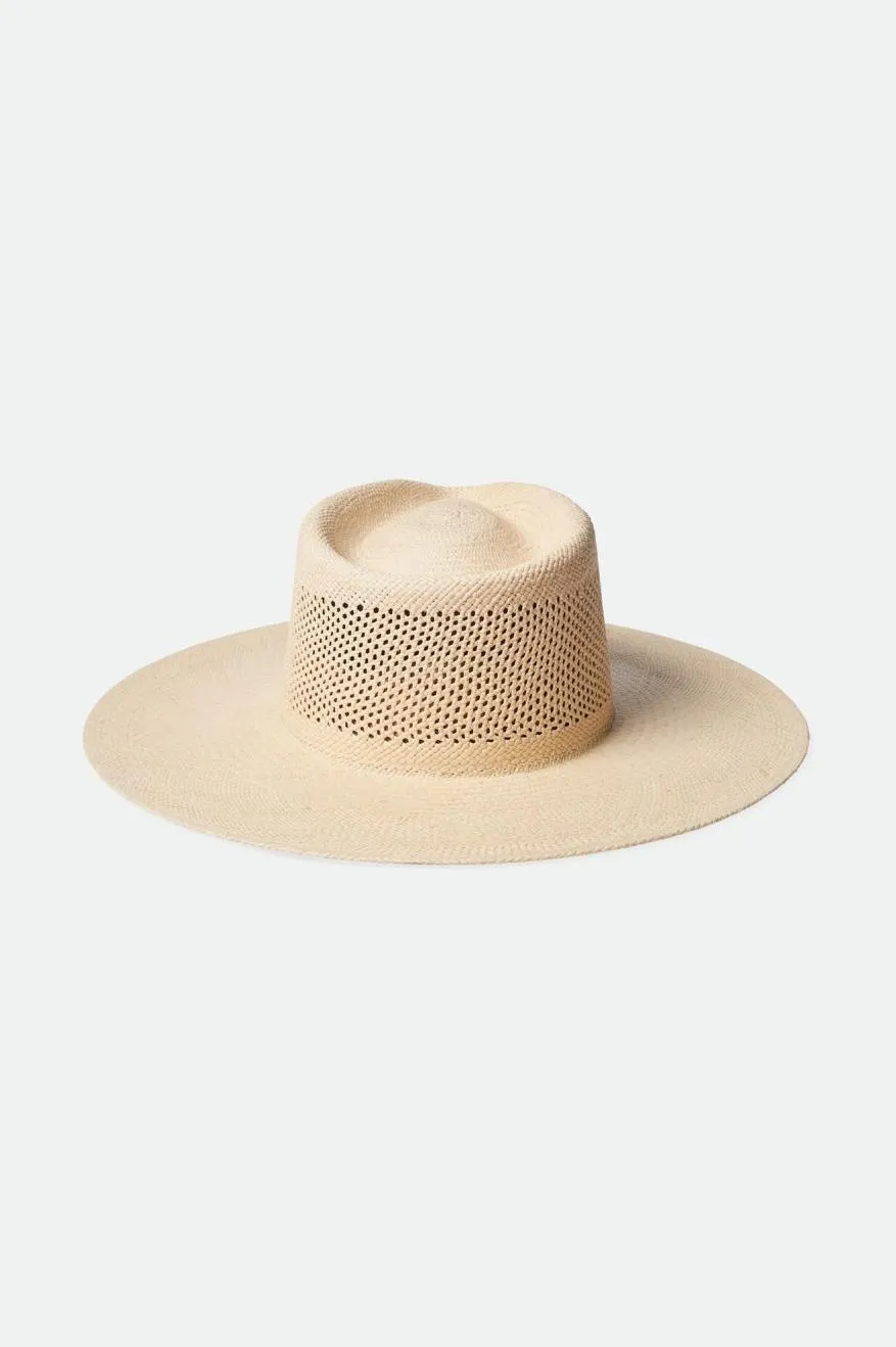 Jo Panama Straw Rancher Hat - Catalina Sand