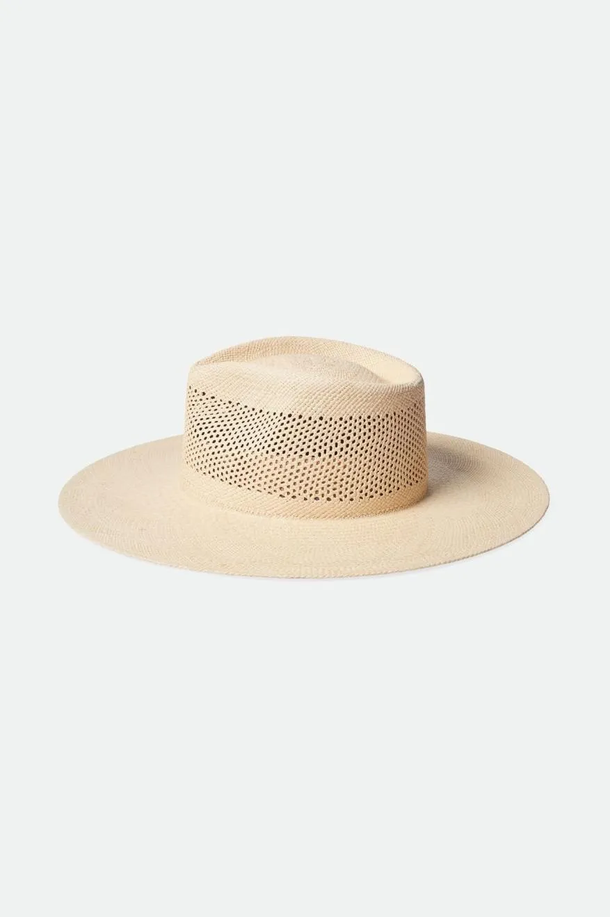 Jo Panama Straw Rancher Hat - Catalina Sand