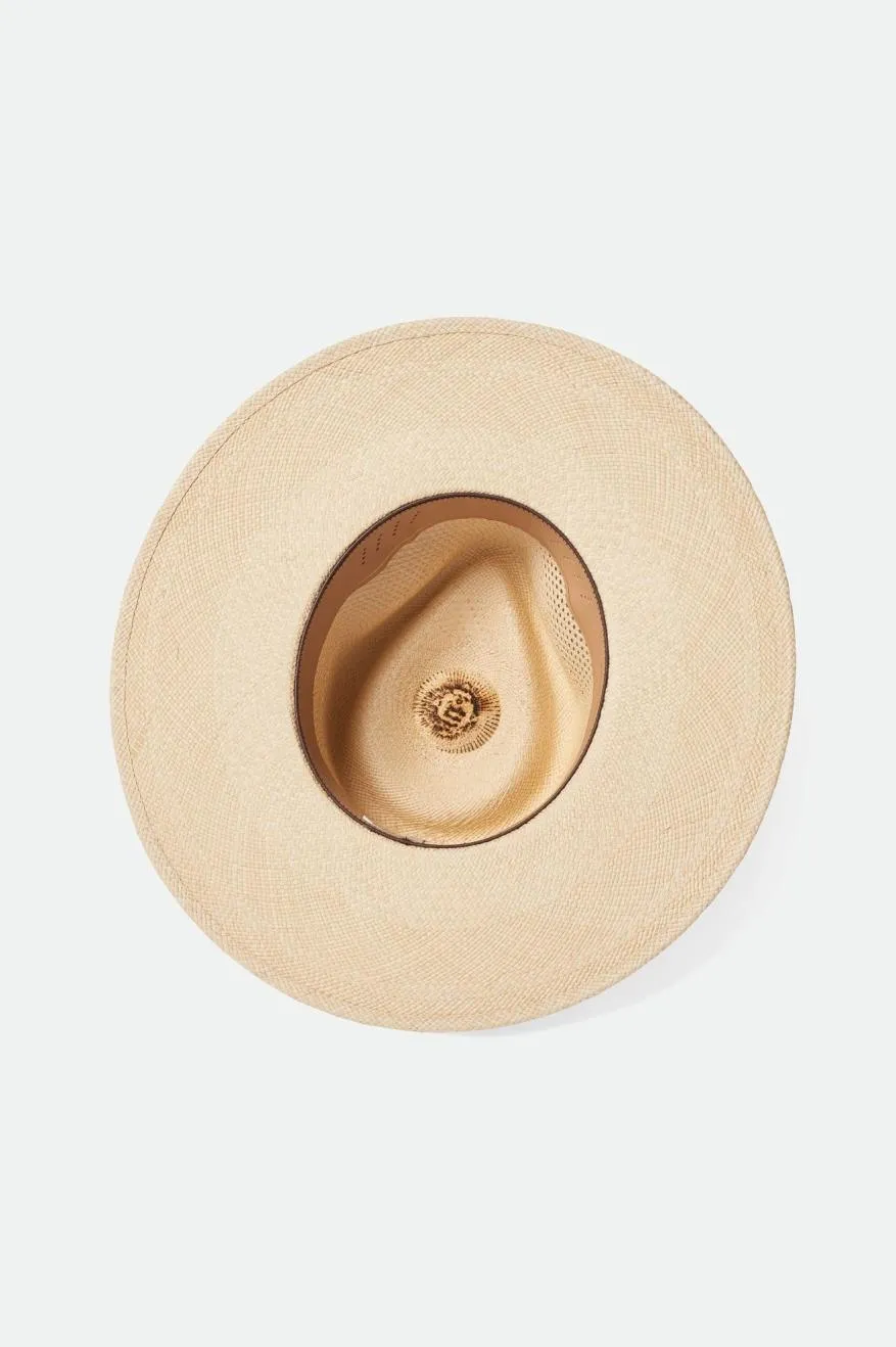 Jo Panama Straw Rancher Hat - Catalina Sand