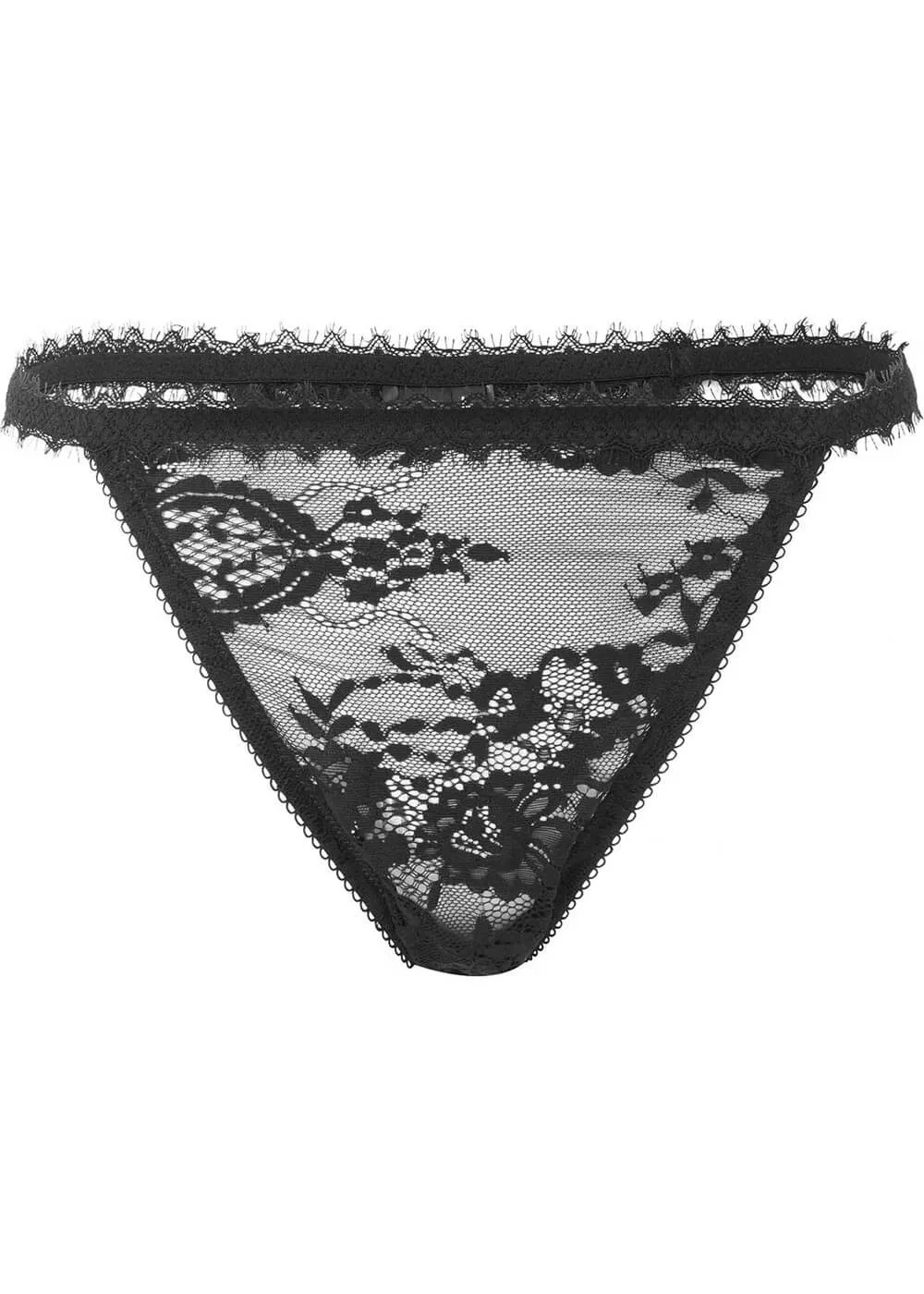 Killstar Be Veiled Lace Panties Black