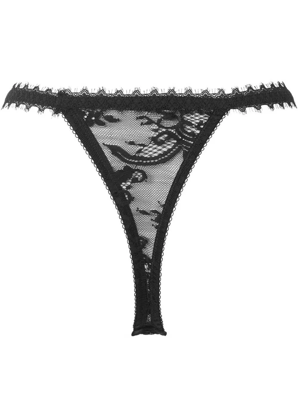 Killstar Be Veiled Lace Panties Black