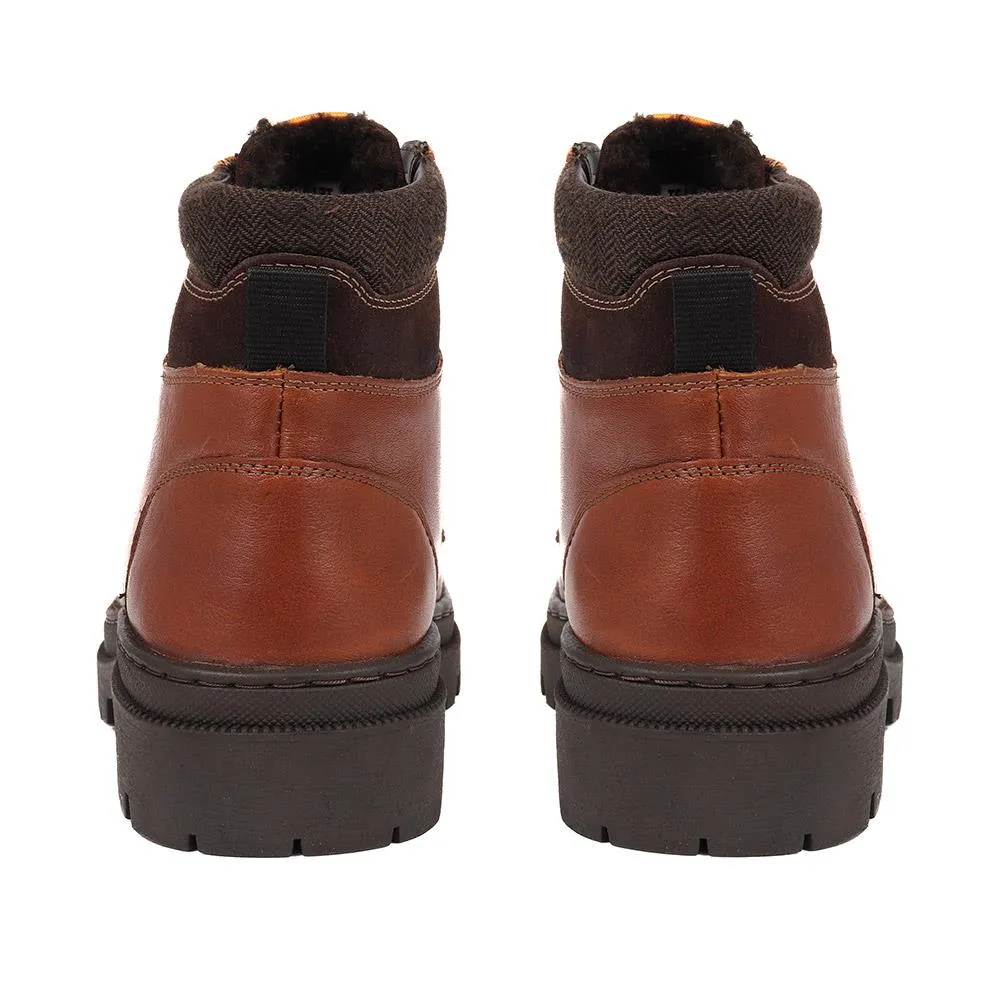 Leather Lace-Up Boots - TEJ38023 / 324 282