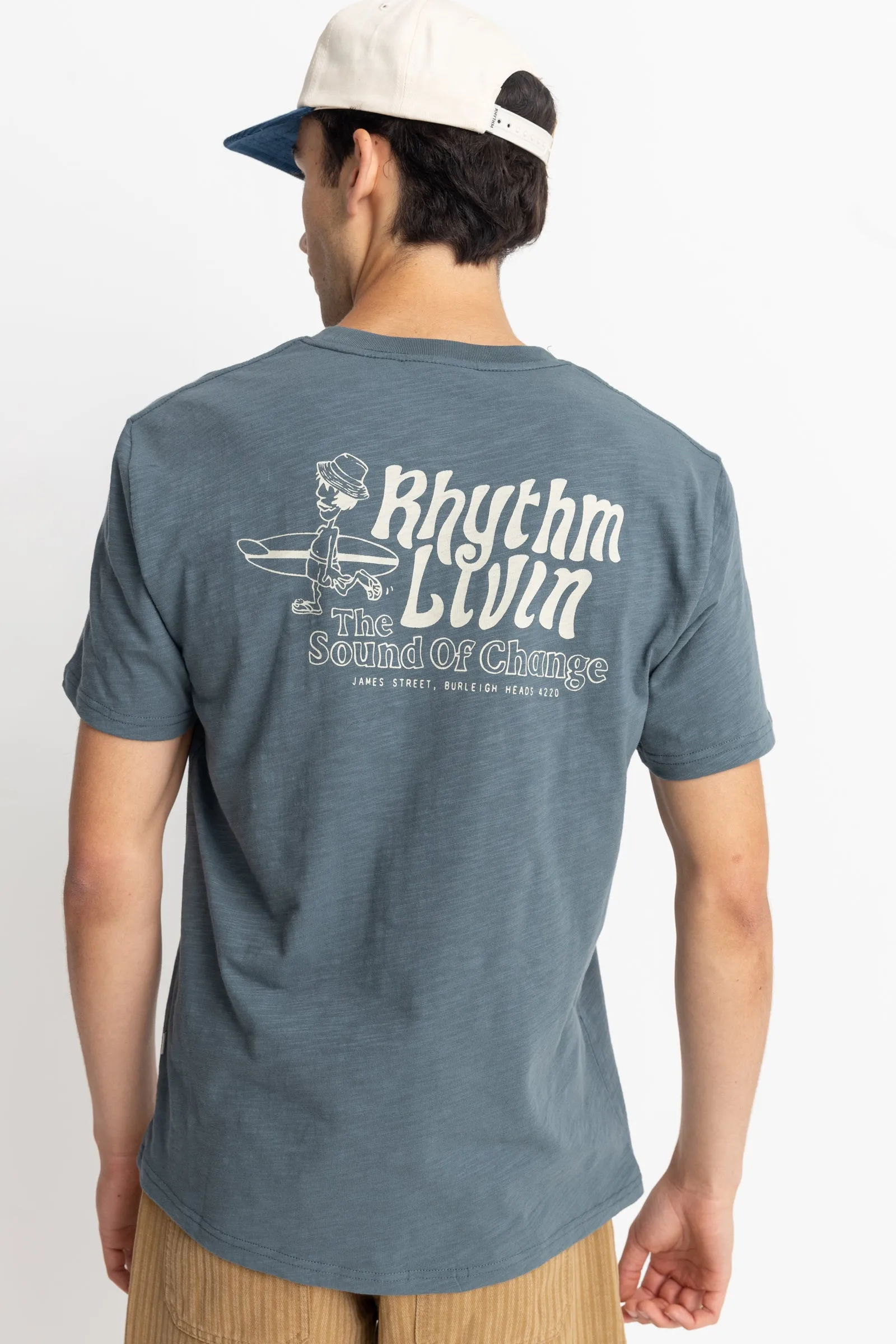 Livin Slub Ss T-Shirt Slate