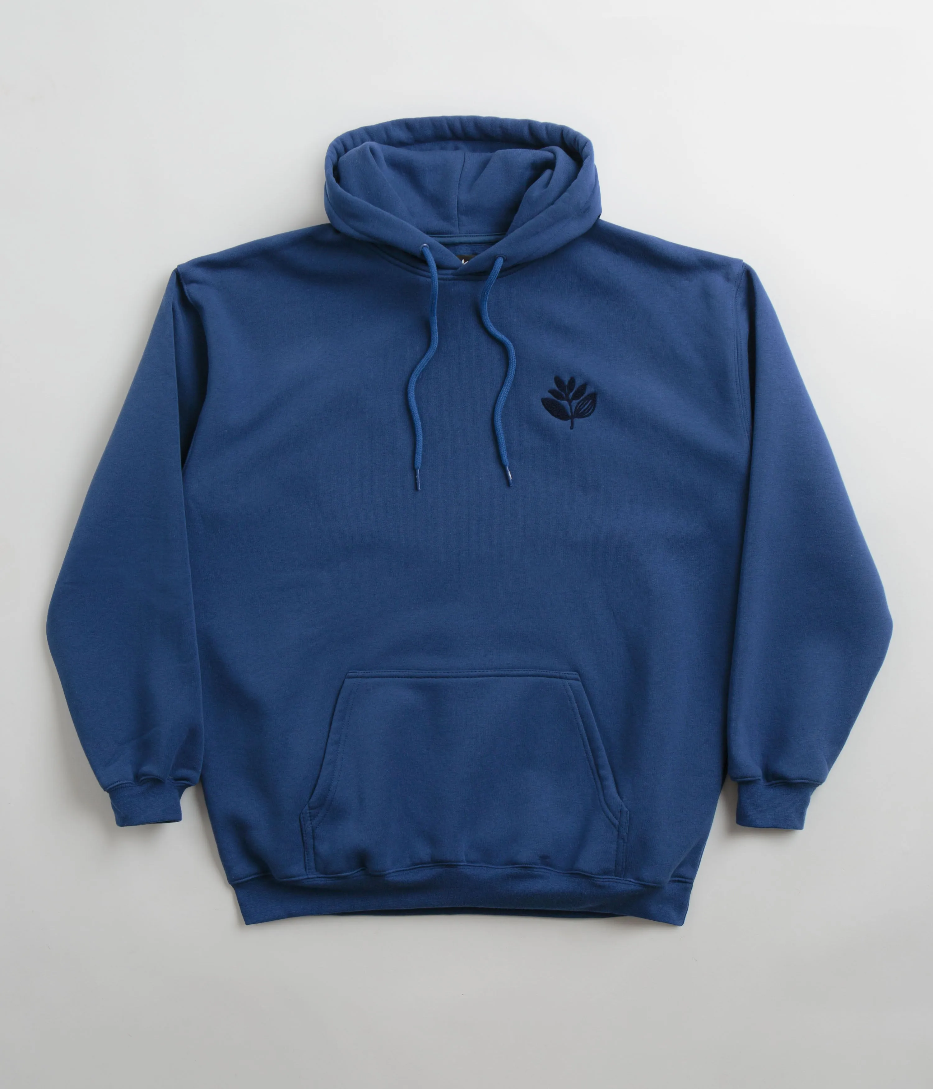 Magenta Terry Plant Hoodie - Ocean Blue