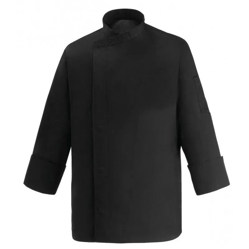 Manelli Plus Size Black Chef Coat