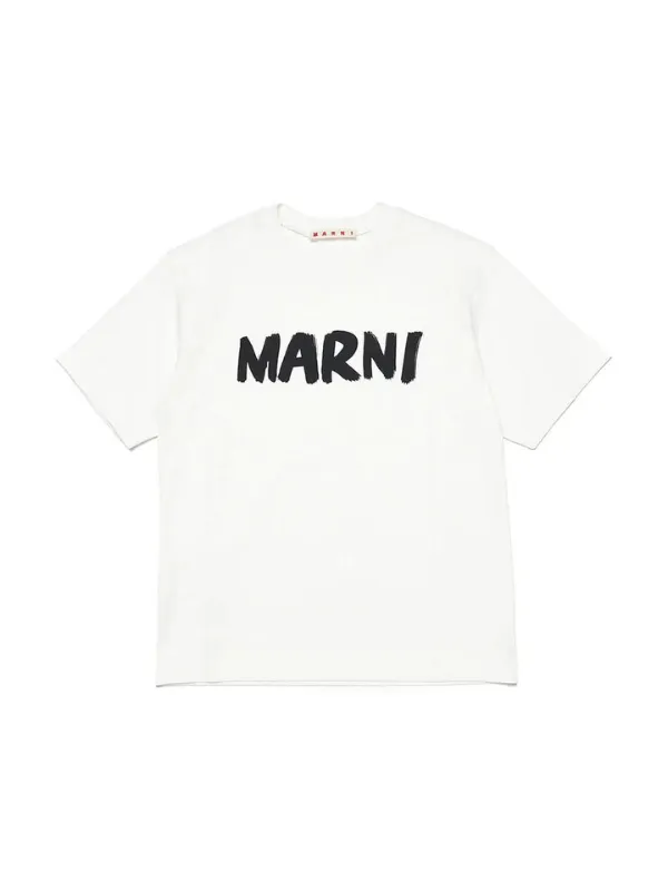 Marni T-Shirt Logo White