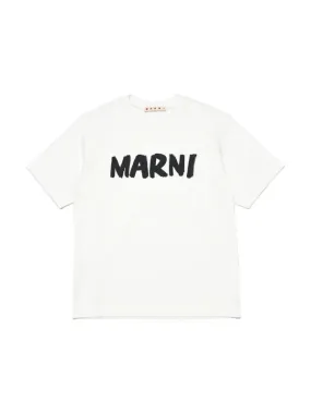 Marni T-Shirt Logo White