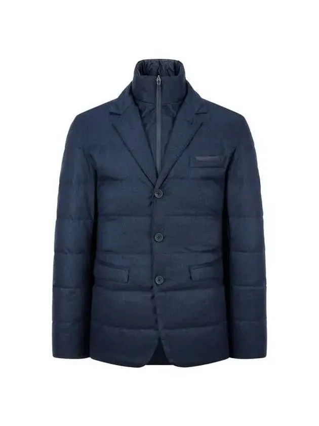 Men s Down Viv Single Padded Jacket Navy 270048