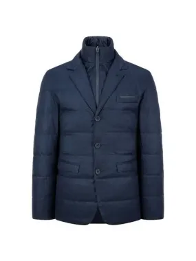 Men s Down Viv Single Padded Jacket Navy 270048