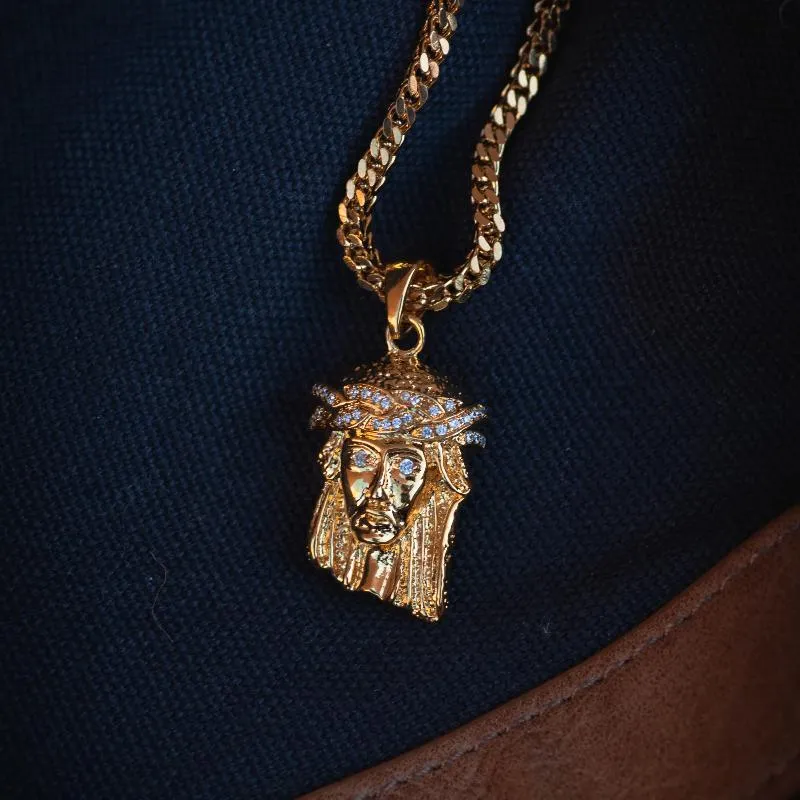 Micro Jesus Piece Necklace