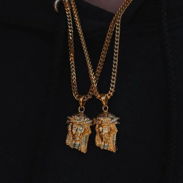 Micro Jesus Piece Necklace