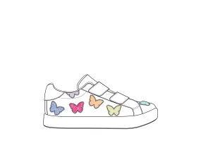 Multi Butterfly Velcro Sneaker