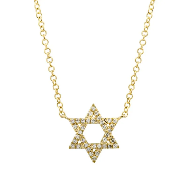 NATALIA  STAR OF DAVID NECKLACE - JEWISH STAR