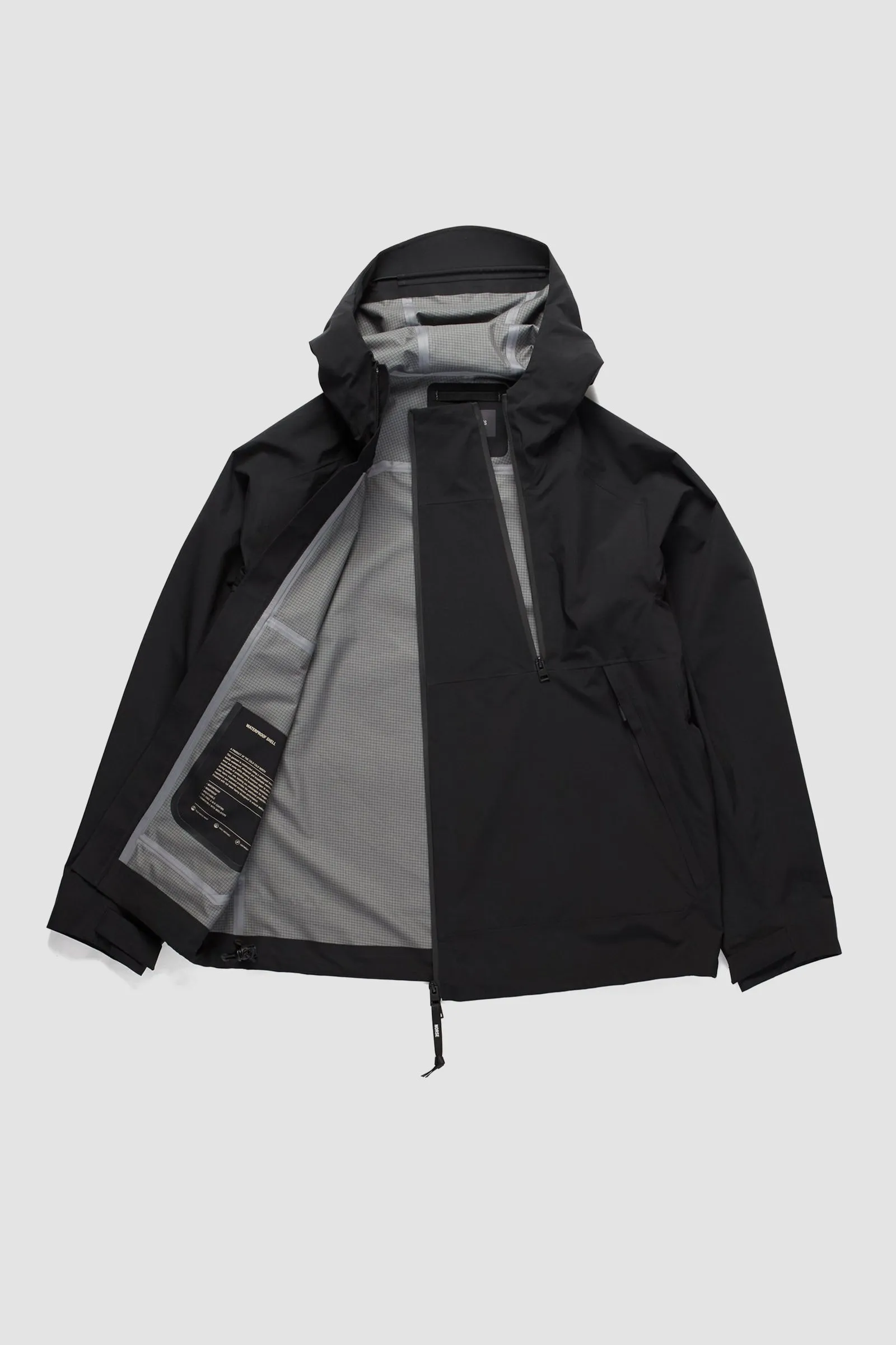 Norse Projects 3L Waterproof Shell Jacket Black