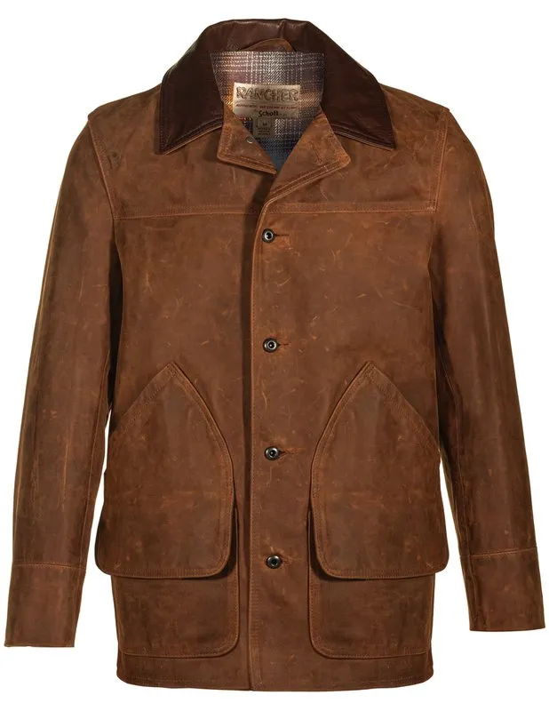 Nubuck Cowhide Barn Coat 588