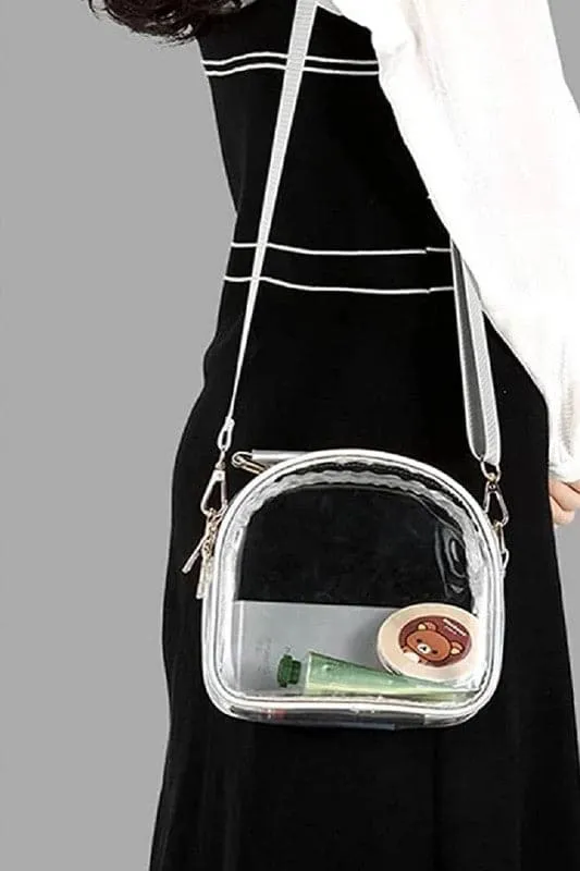 Number One Fan Clear Crossbody Bag