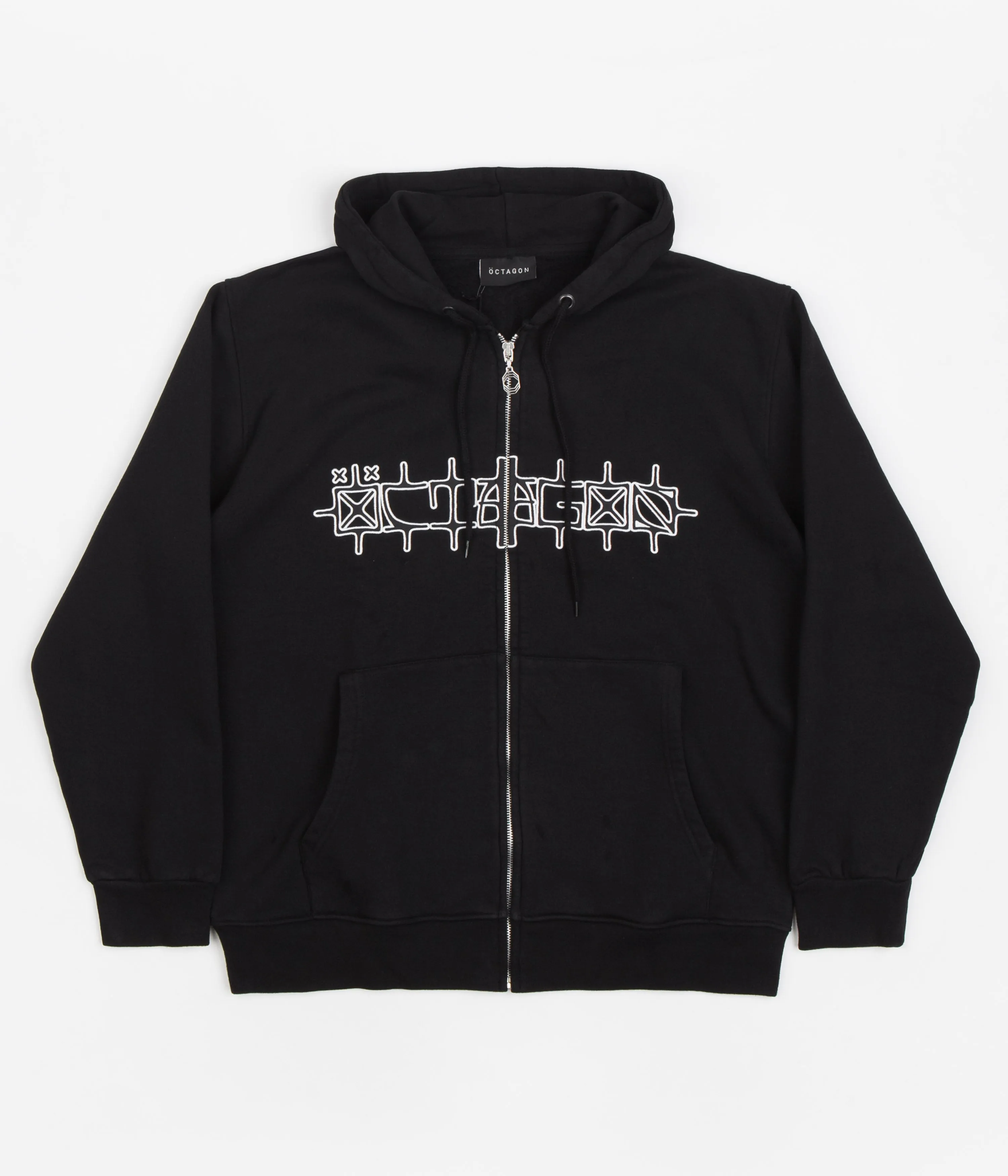 Octagon Surudoi Zip Hoodie - Black