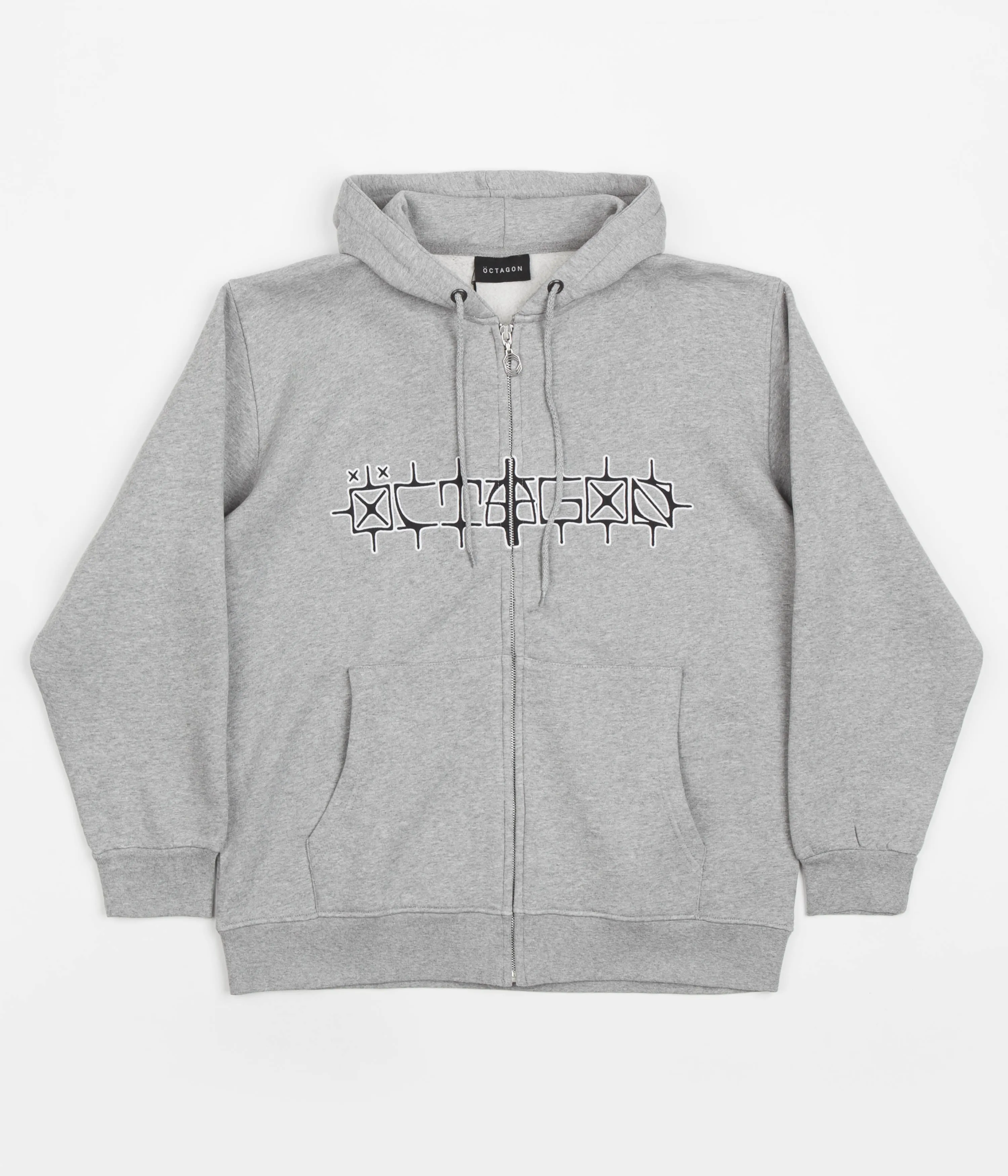 Octagon Surudoi Zip Hoodie - Heather Grey