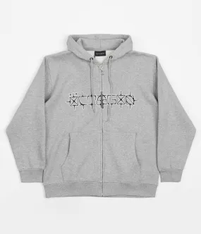 Octagon Surudoi Zip Hoodie - Heather Grey